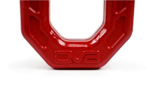 DV8 Elite Series D-Ring Shackles, Pair - Red 