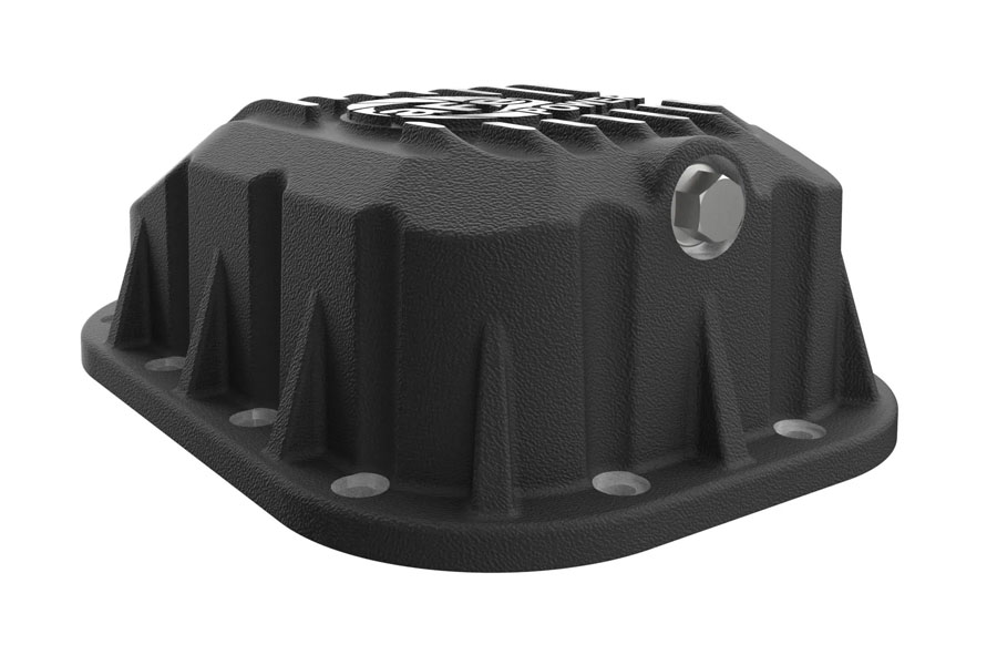aFe POWER Pro Series Engine Oil Pan Black w/ Machined Fins - JL/JT 3.6L