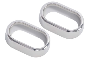 Kentrol Interior Door Handle Bezel Set - Polished Silver  - JK 2007-10