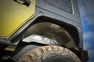 Poison Spyder Rear Inner Fender Kit Bare - JK