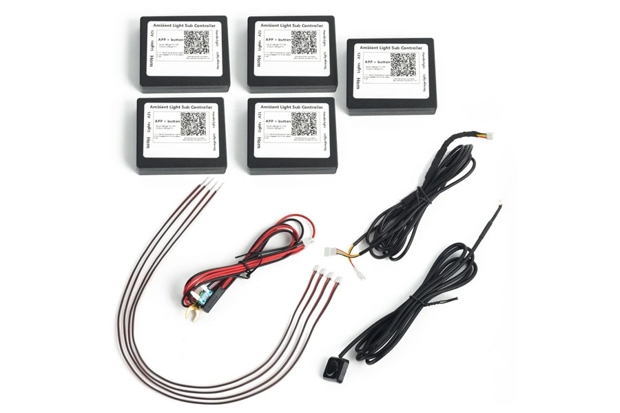 Oracle Dynamic ColorSHIFT 18-Piece Universal LED Interior Kit XL - Bluetooth Multi-Zone Lighting