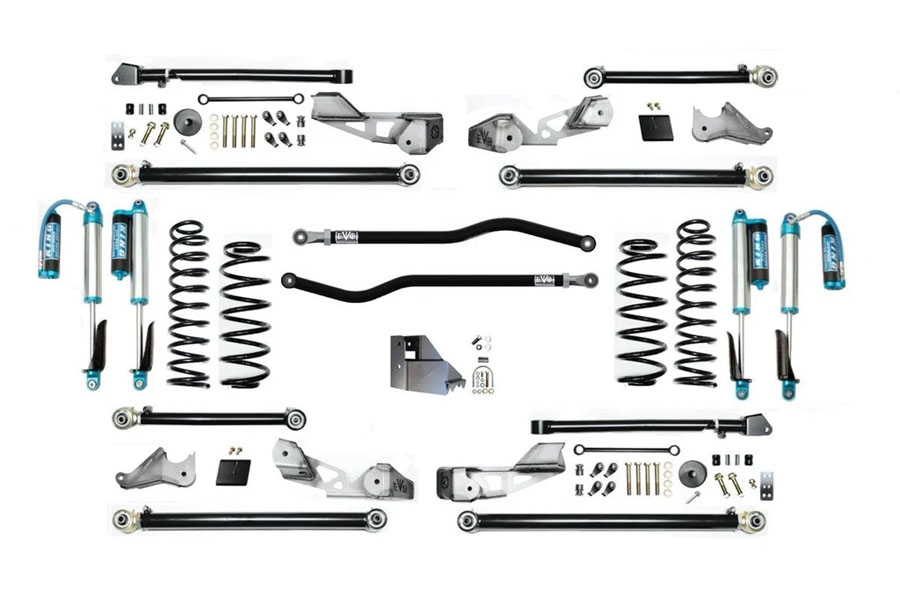EVO Manufacturing 2.5in High Clearance PLUS Long Arm Lift Kit w/ King 2.5 Shocks ( Part Number: 3015DPK)