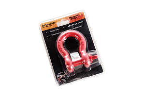 Rugged Ridge D-Ring, 3/4-Inch, 9500 Pound, Red
