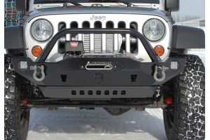 JCR Offroad Crusader Mid Width Front Winch Bumper Bare