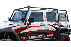 Jeep JK 4dr MBRP Front Roof Rack Extension Jeep Unlimited