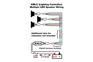 Kicker KMLC LED Lighting Remote (with receiver module)    