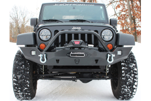 JCR Offroad Vanguard Full Width Front Winch Bumper Bare