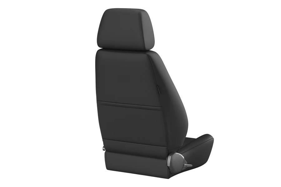 Corbeau Sport Black Cloth Seat Pair