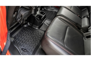 Rugged Ridge Rear Floor Liner - Black  - JT