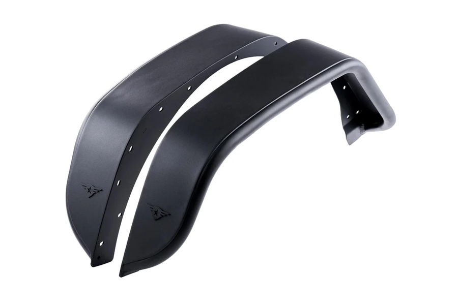 Combat Off Road Full Assault Black Aluminum Fender Kit - Rear - JL