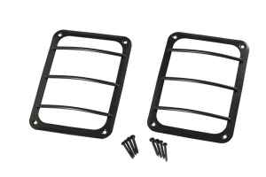 Kentrol Taillight Guard Set - Powdercoat Black  - JK 