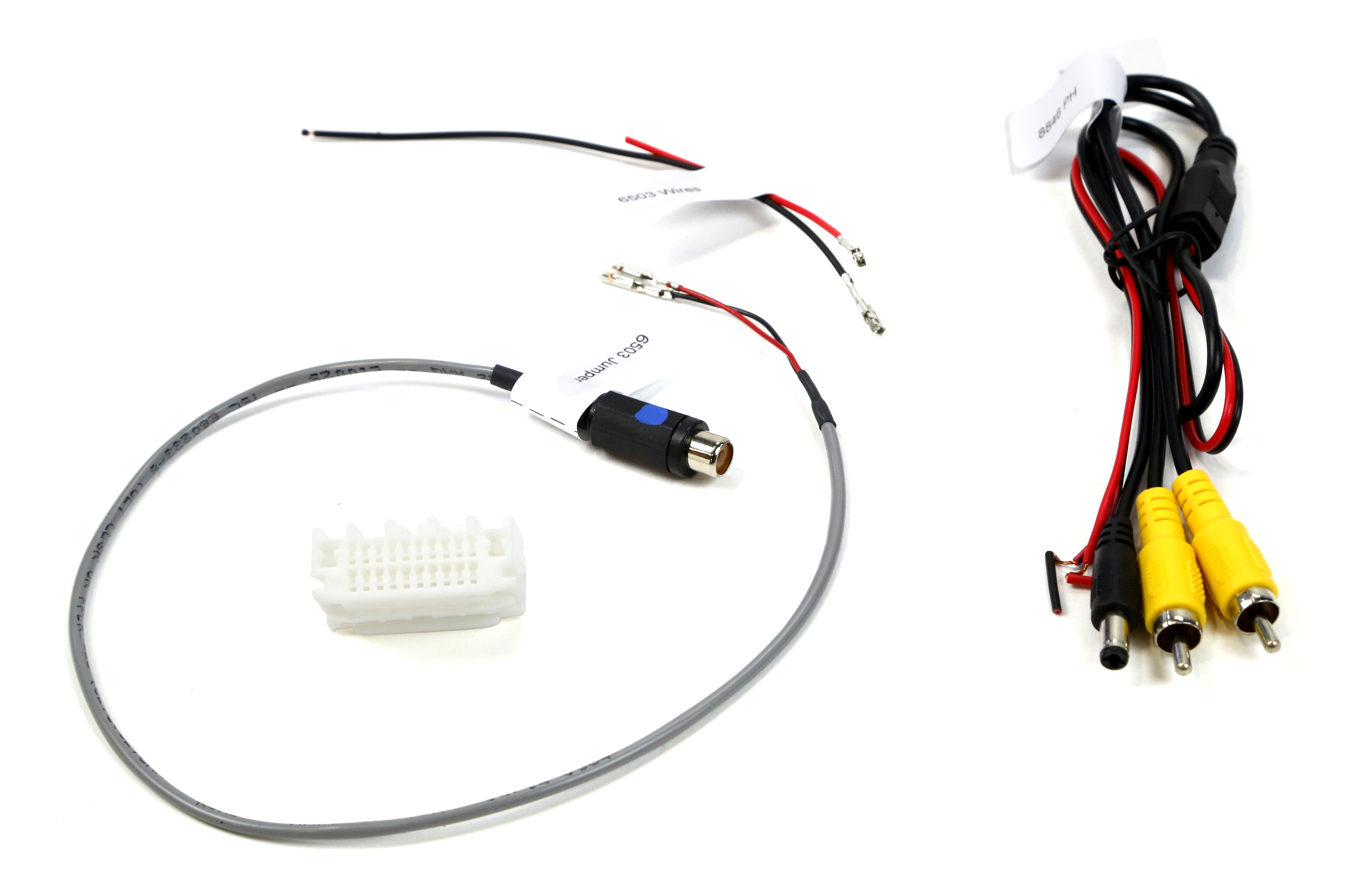 BrandMotion Adjustable Rear Vision Camera w/ RCA and Factory Display Harness - JK