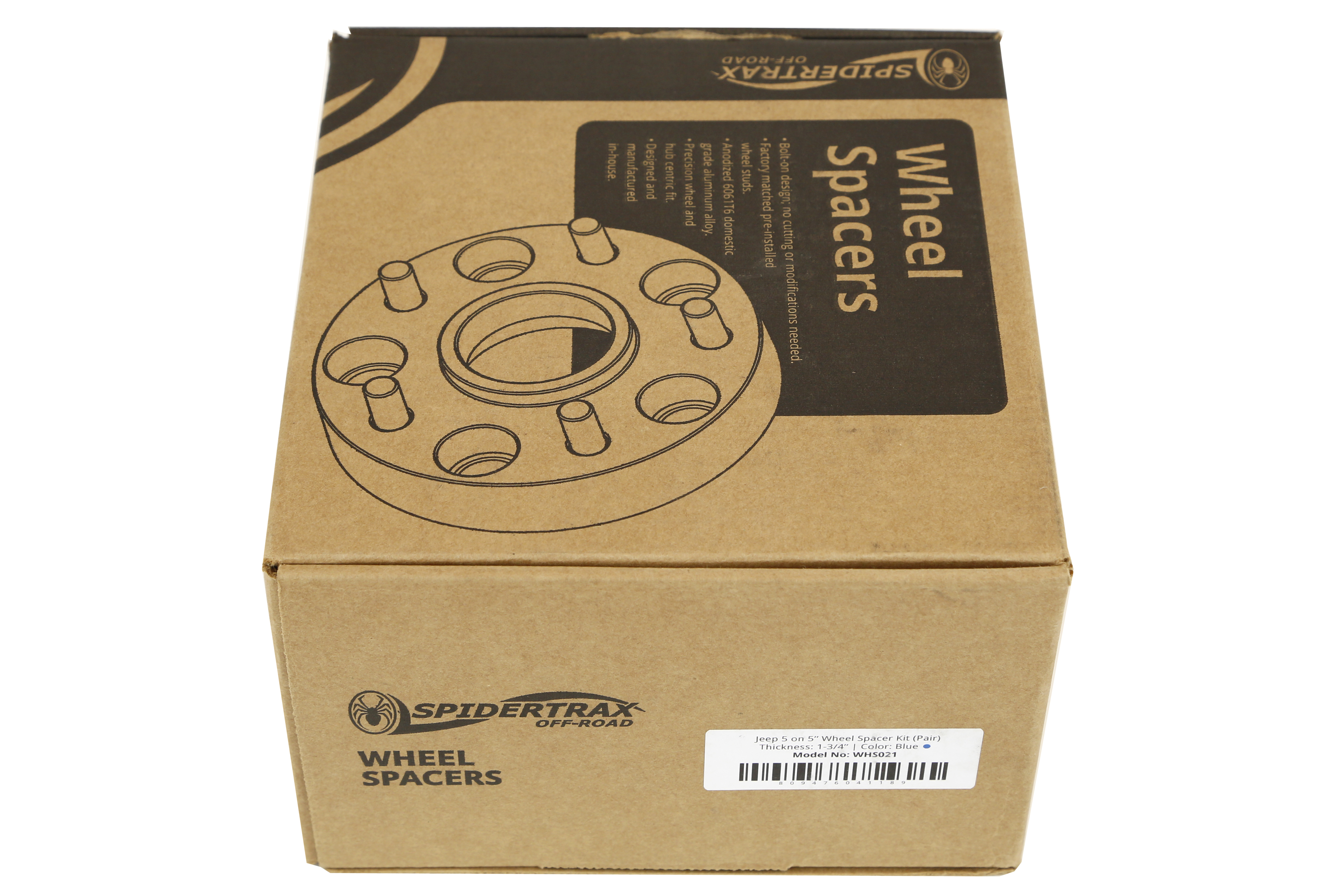 Spidertrax Wheel Spacer Kit 5x5 1.75in - JK