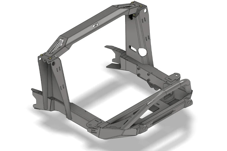 Motobilt Tomahawk Front Half Frame Kit w/ Bull Bar - JK
