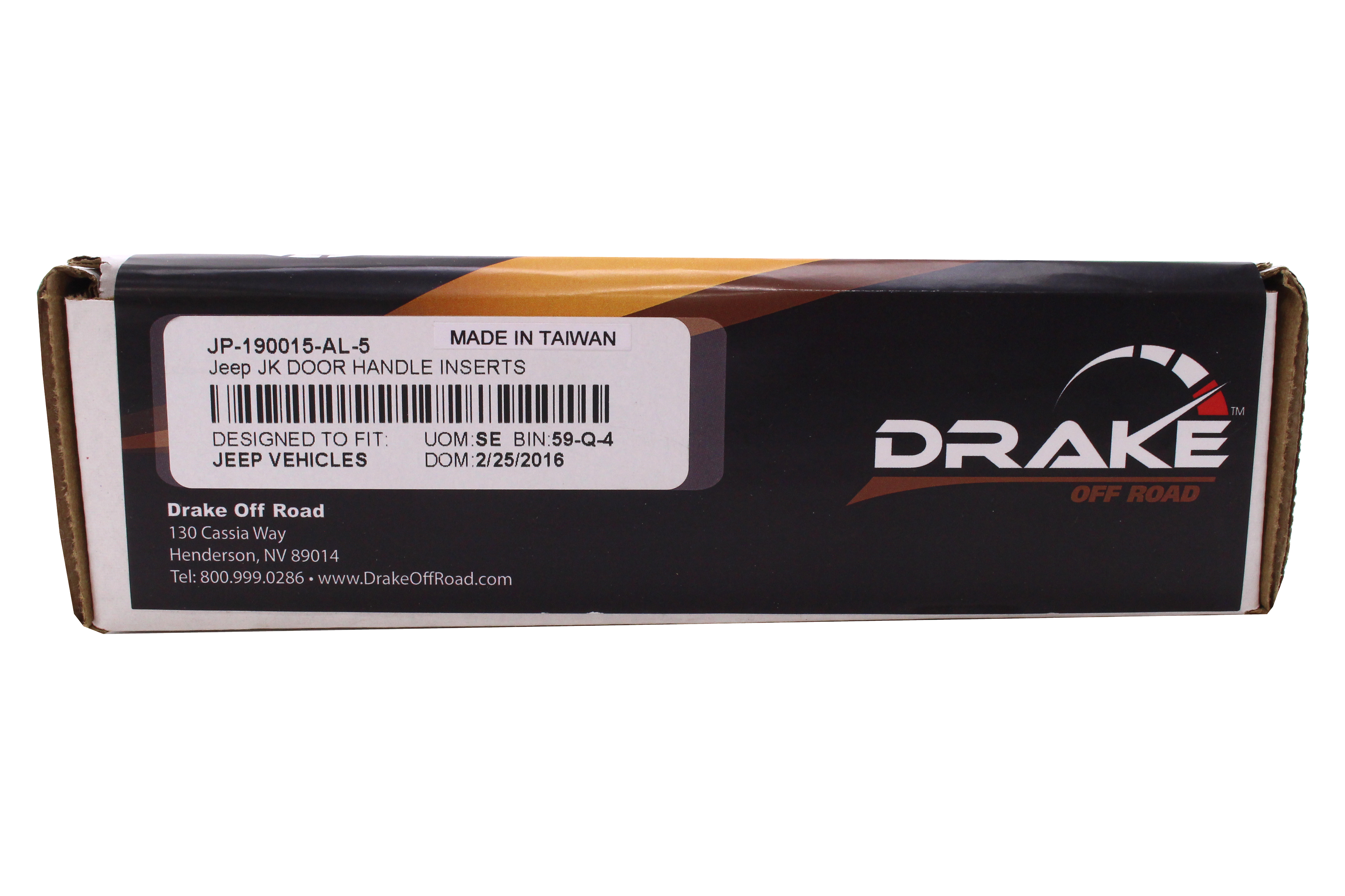 Drake Off Road Aluminum Door Handle Inserts 4 Door & Tailgate - JK 4dr