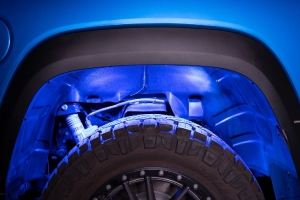 Diode Dynamics Stage Series Single-Color LED Rock Light - Blue, M8, 2-pack