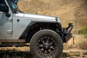 DV8 Front and Rear Armor Fender Flares - JK