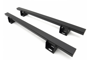 ZROADZ Access Overland Rack Crossbars - Black Mild Steel Bolt-On 2 Pc Set w/ Hardware - JT