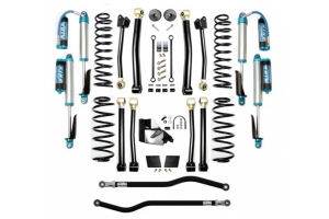 Evo Manufacturing 3.5in Enforcer Stage 4 PLUS Lift Kit w/ Comp Adjuster Shocks - JL 