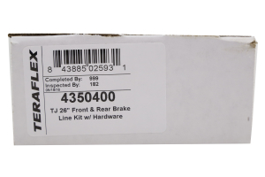 Teraflex Front and Rear Brake Line Kit 26in - LJ/TJ