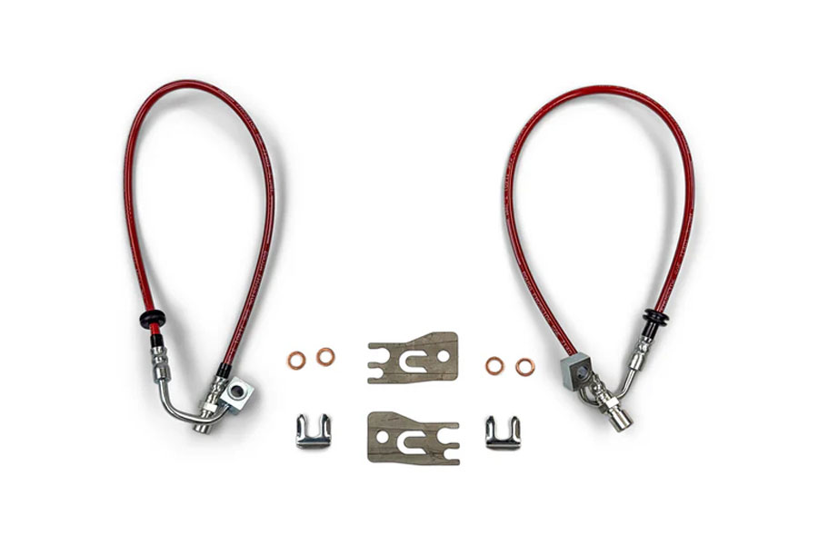 Clayton Off Road Rear Brake Lines 24in - Jeep Unlimited Rubicon 2021 ...