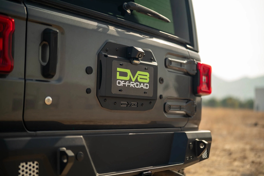DV8 Offroad Spare Tire Delete w/ Camera Mount - JL