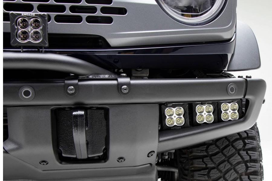 ZRoadz Front Bumper Fog LED KIT, White - Bronco 2021+