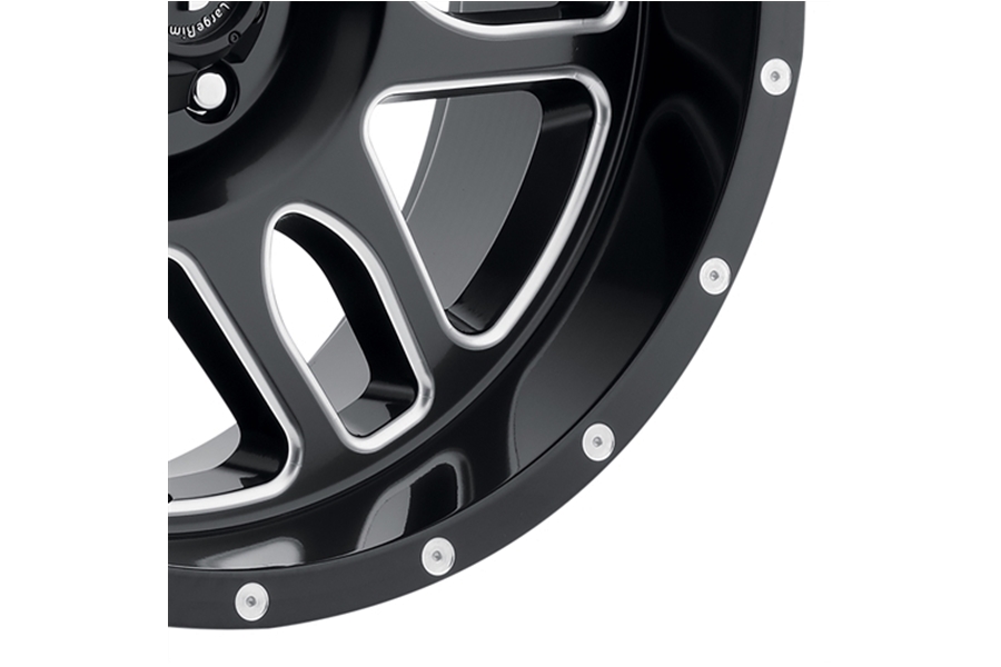 Pro Comp LRG 116 Squadron Series Satin Black Milled Wheel 20x10 5x5 - JT/JL/JK