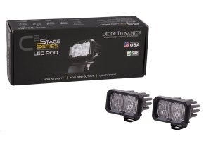 Diode Dynamics SSC2 Sport 2in LED Pods, ABL White - SAE Fog
