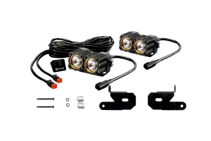 KC HiLites A-Pillar/Windshield Light Mount Kit w/ FLEX LED Dual Lights - JL