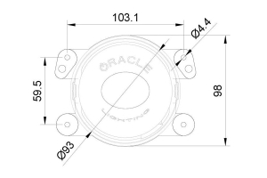 Oracle Lighting High Performance 20W LED Fog Lights, Dynamic Colorshift - JK/JL/JT