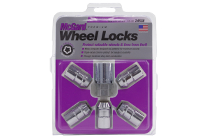 McGard 1/2-20 Cone Seat Wheel Locks, Chrome 5 pieces