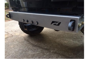 Motobilt Micro Rear Bumper - Bare Steel  - JK 