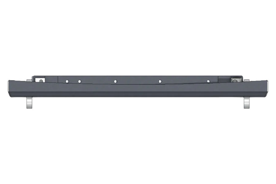 Next Venture Motorsports Rear Aluminum Frame Chop Bumper w/ Baja S2 Cutouts - Bare - JL