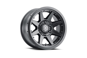 Icon Vehicle Dynamics Rebound Pro Wheel 17x8.5 5x5 Satin Black - JT/JL/JK