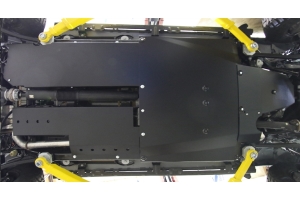 Rock Hard 4x4 Complete Bellypan Skid Plate System w/Dual Crossmembers- Steel  - JL 4dr 2.0L