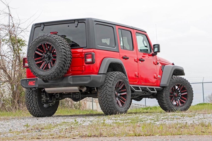 Rough Country Contoured Drop Steps  - JL 4Dr