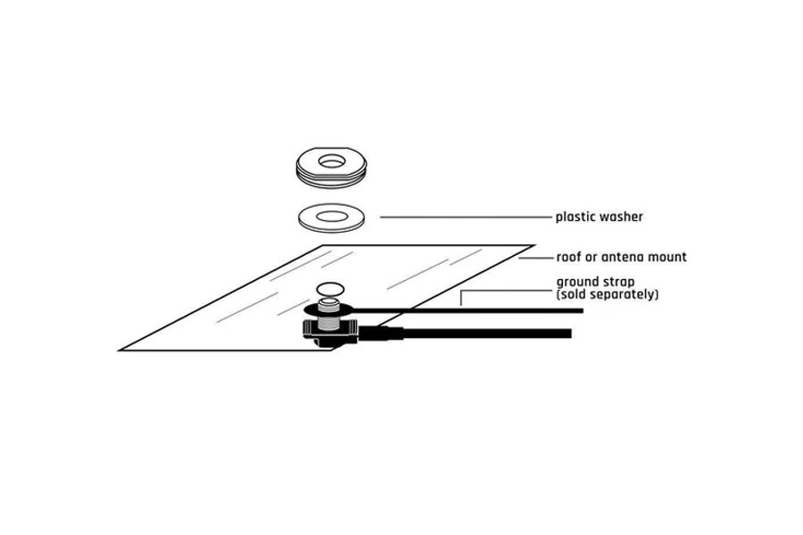 Rugged Radios UNI-MAG Universal NMO or Magnetic Antenna Mount
