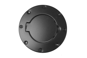 Rugged Ridge Billet Style Gas Cap Door Cover, Black  - TJ/LJ