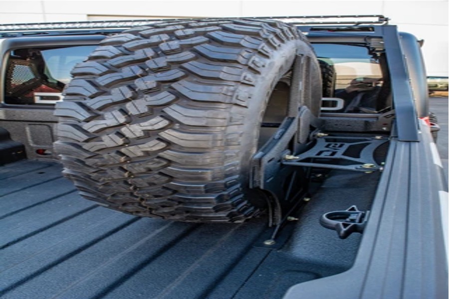 DV8 Offroad Stand Up Spare Tire Mount - JT