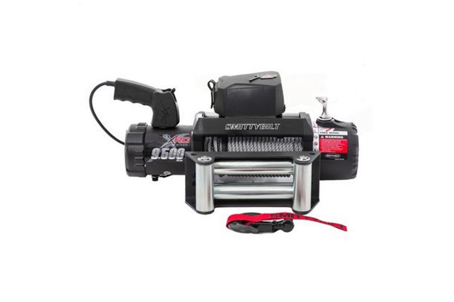 Smittybilt XRC 9.5K Recovery Winch Kit w/ Steel Cable