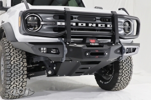 LOD Black Ops Front Bumper Full Grill Guard - Black - Bronco 2021+