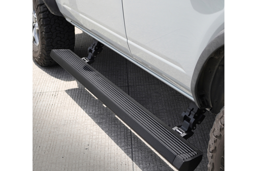 Go Rhino E1 Electric Running Board Kit w/ Brackets - Bedliner Coating - JT
