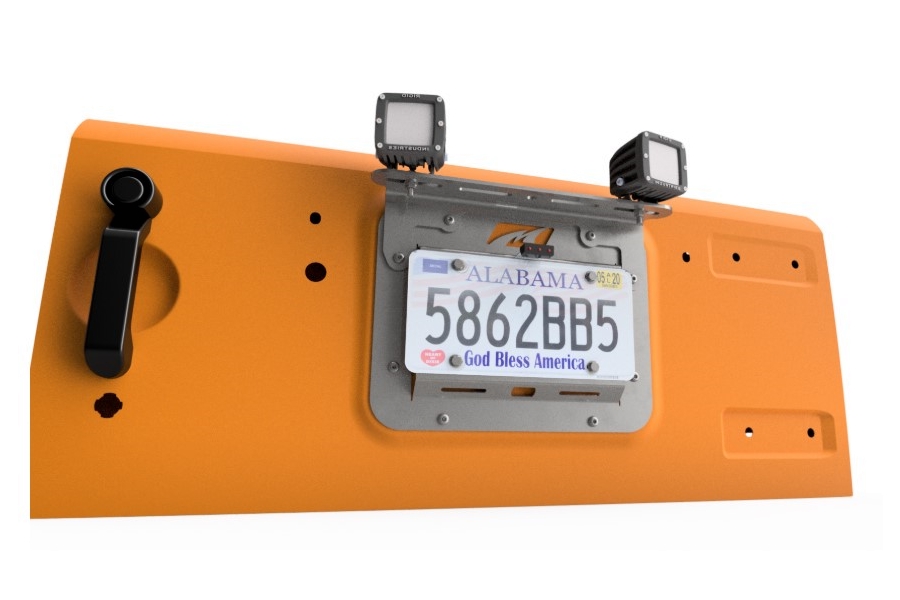 Motobilt Tailgate Light Mount for MB1044 - Raw - JK
