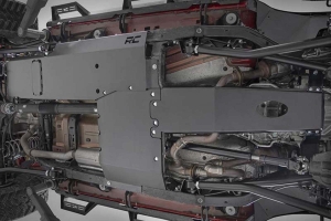 Rough Country Engine and Transfer Case Skid Plate System - JL 2018-19 4Dr 3.6L