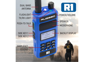 Rugged Radios R1 Business Band Handheld Radio - Digital/Analog