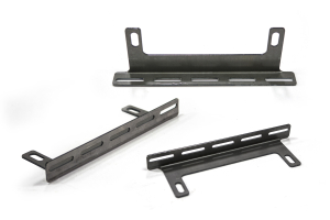 LOD Destroyer Front Bumper Aux Light Mount Black Powder Coated - JT/JL/JK