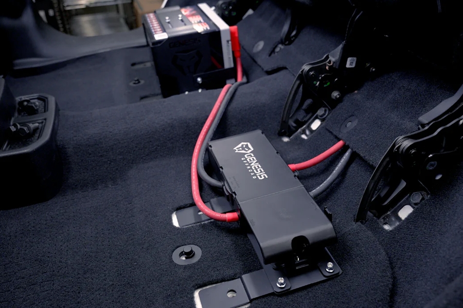 Genesis Offroad Under Seat Dual Battery Kit - JL Diesel/392