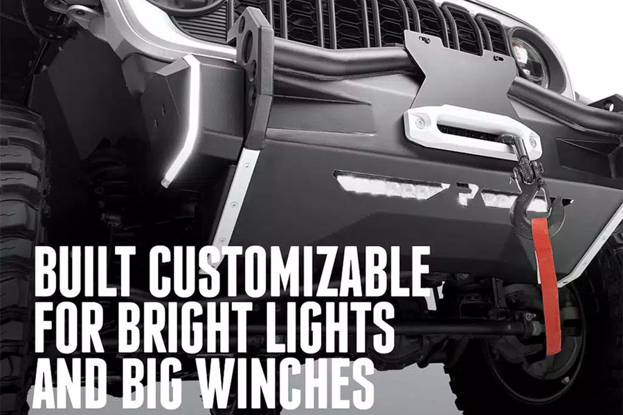 Rugged Ridge Halo Stubby Front Bumper - JK