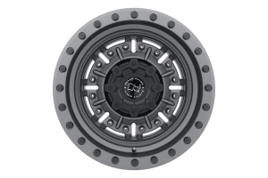Black Rhino Abrams Series Wheel, 17x9.5 5x5 - Textured Matte Gunmetal - JT/JL/JK